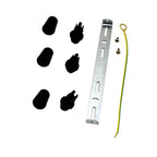 Multi-outlet ceiling rose 3-way outlet Chrome~2924