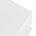 Bright white coffee table