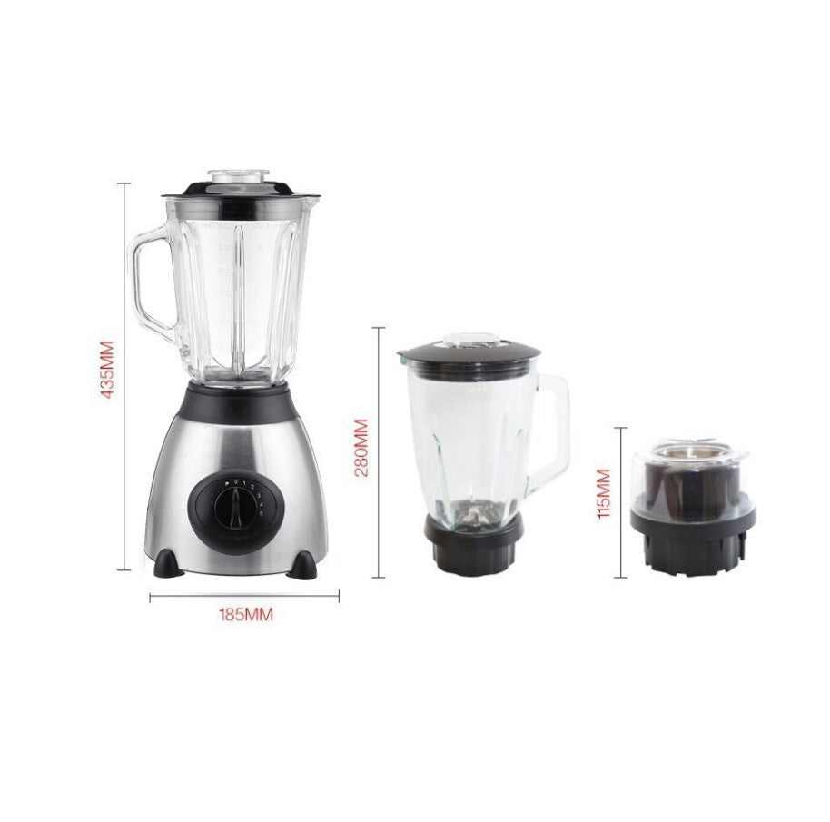 Juicer Blender Fruit Grinder Smoothie Crusher 1.5L 850W