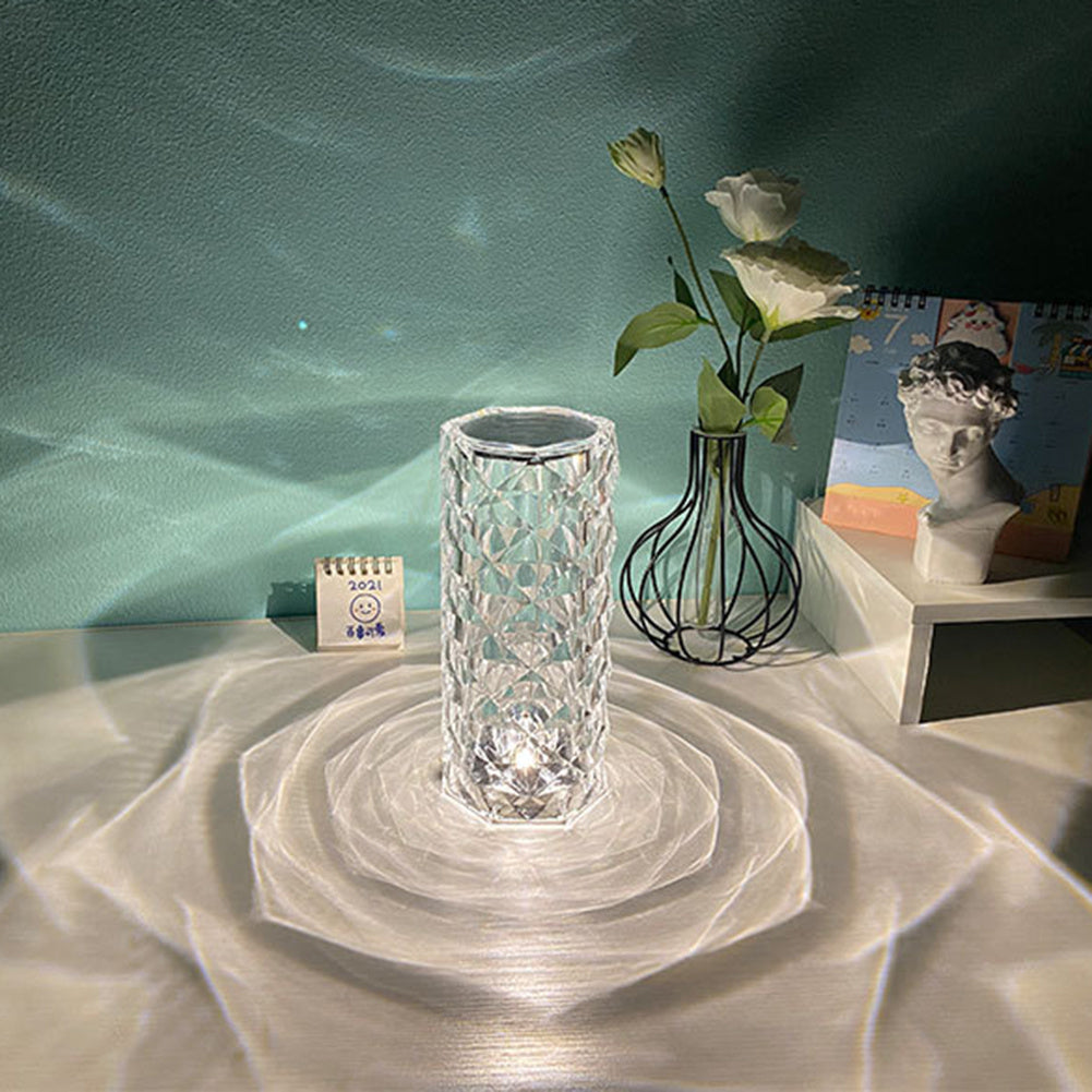 Nordic crystal table lamp
