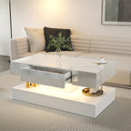Modern Coffee Table With LED Lighting.
