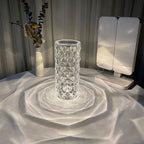 Nordic crystal table lamp