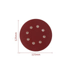 P-320 5 inch 8 Hole Sanding Discs Grind Paper Sanding Disc~2344