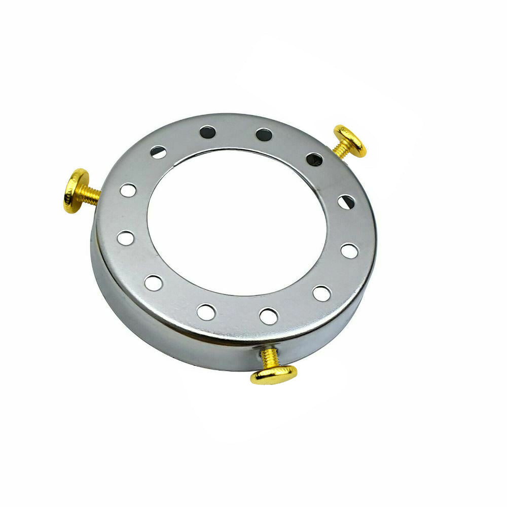 Chrome Lamp Shade Cap for Pendant Light Socket Holder Fitting~1028