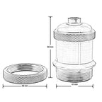 Yellow brass  3 Head Pendant Braided Fabric Flex Lamp Holder Fitting~1284