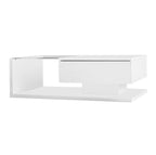 Bright white coffee table