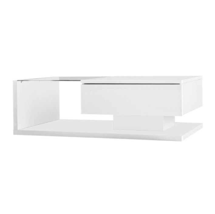 Bright white coffee table