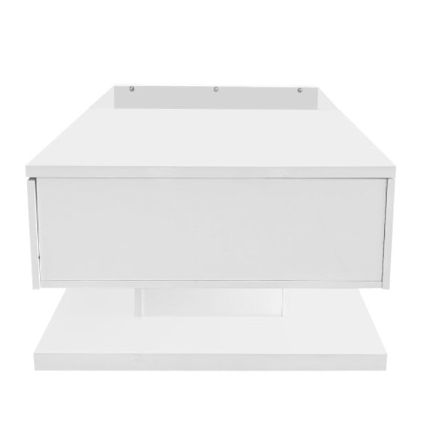 Bright white coffee table