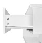 Bright white coffee table