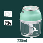 Portable Electric Mini Garlic Cutter Masher